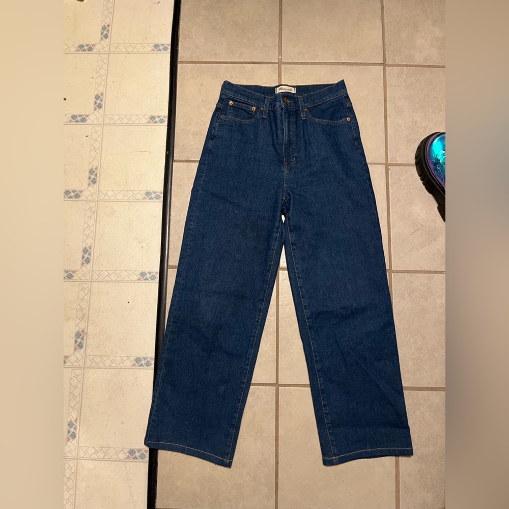 madewell vintage cut wide leg jeans